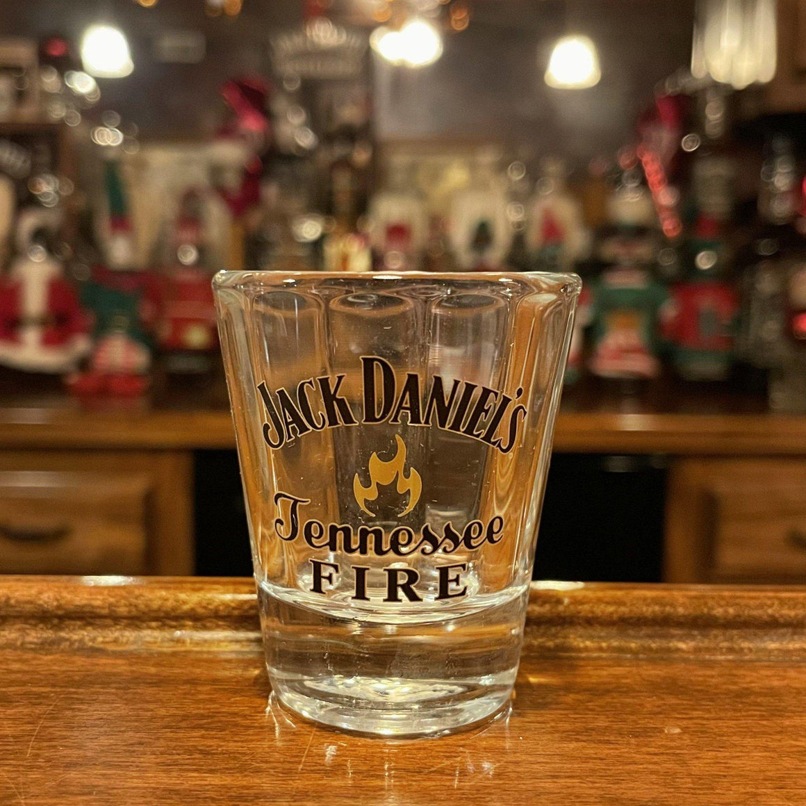 Jack Daniels Tennessee Fire Shot Glass - The Whiskey Cave
