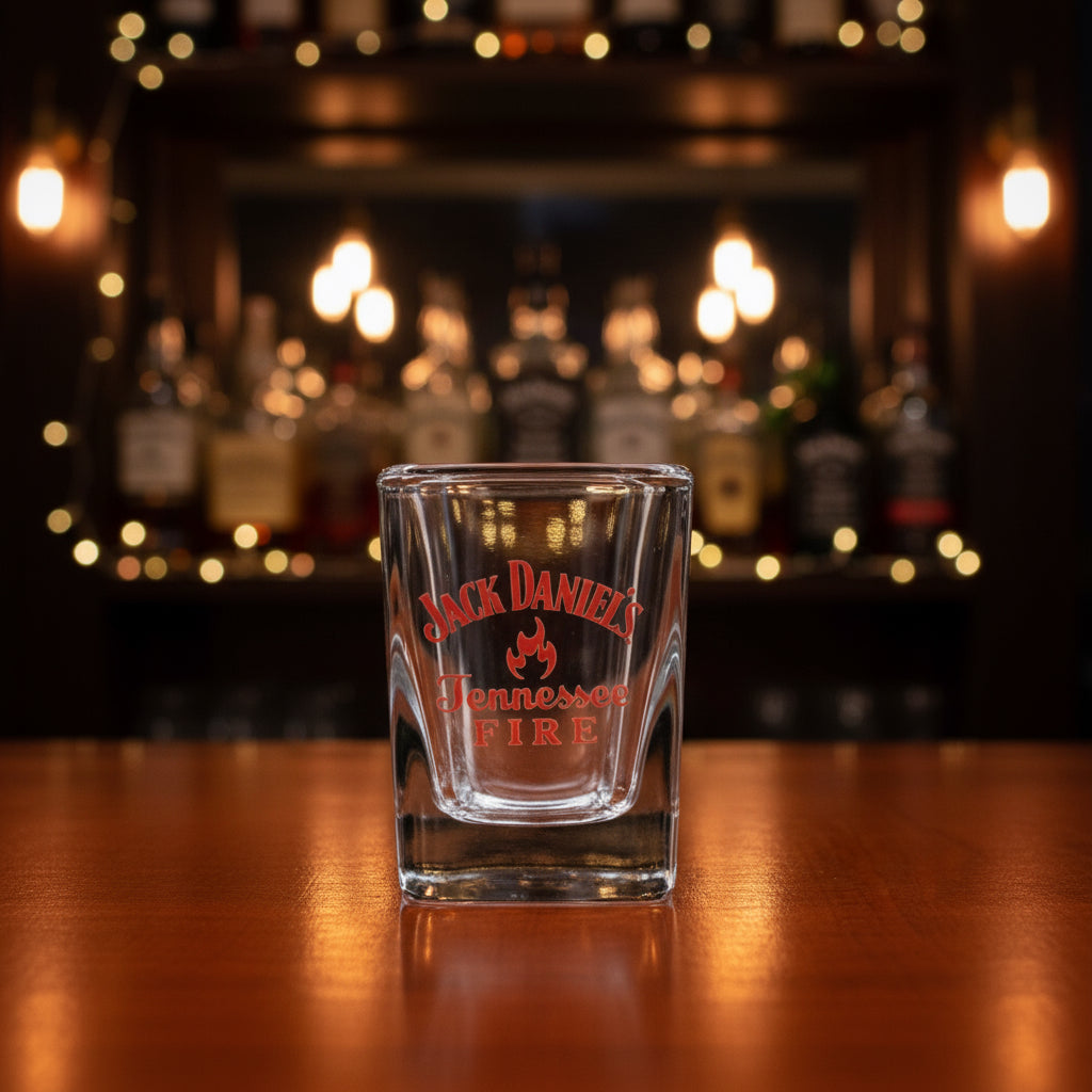 Jack Daniel’s Tennessee Fire Shot Glass - The Whiskey Cave