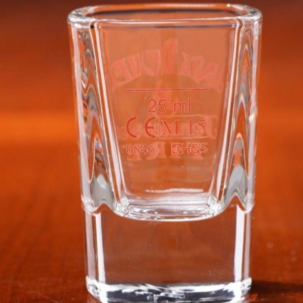 Jack Daniel’s Tennessee Fire Shot Glass from Europe - The Whiskey Cave