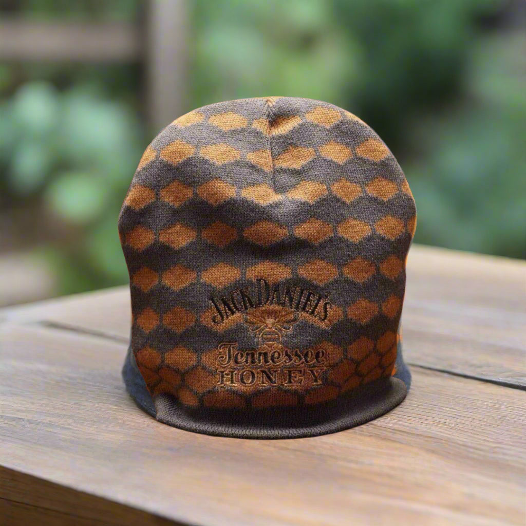 Jack Daniel’s Tennessee Honey Acrylic Knit Hat - The Whiskey Cave