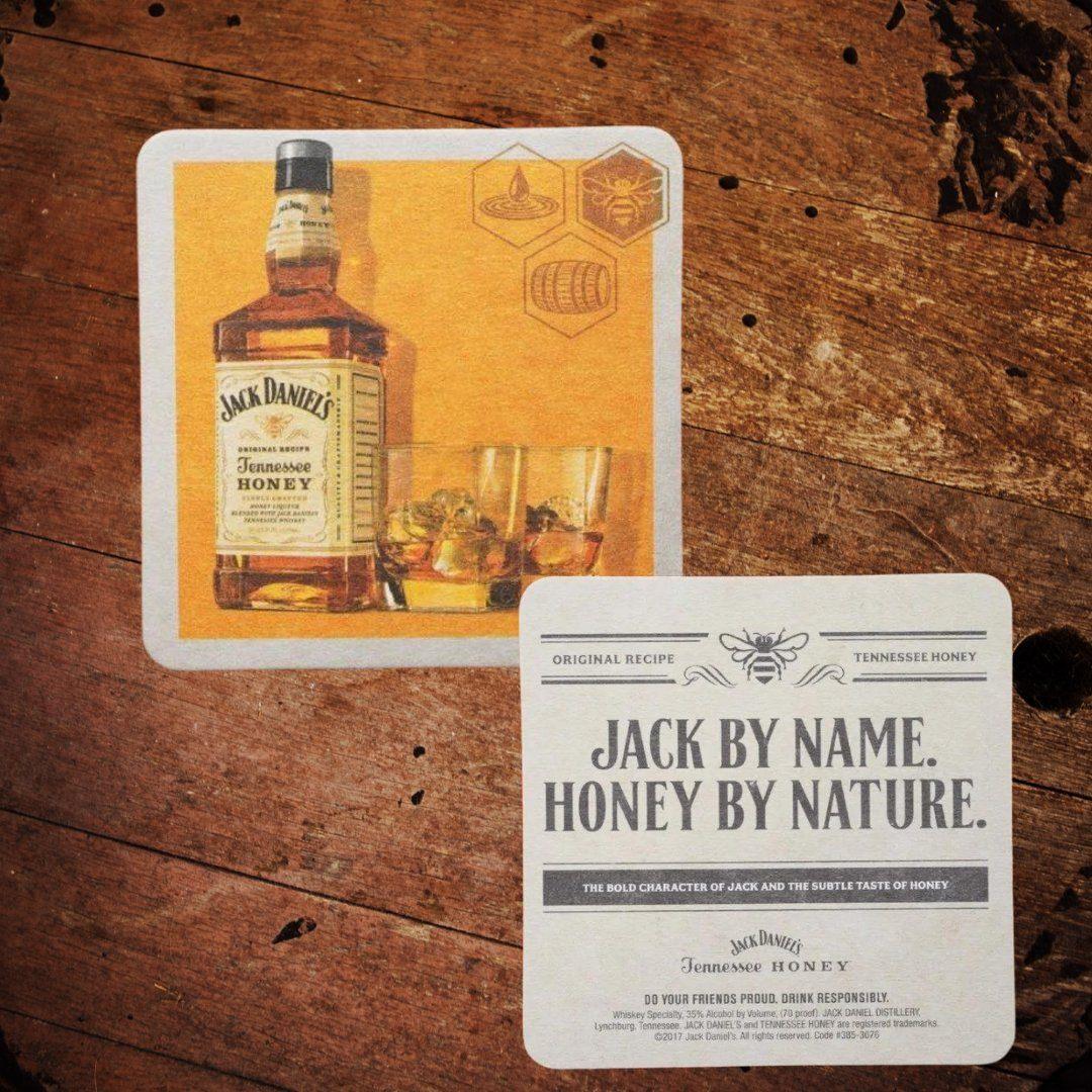 Jack Daniel’s Tennessee Honey Coaster 2017 - The Whiskey Cave