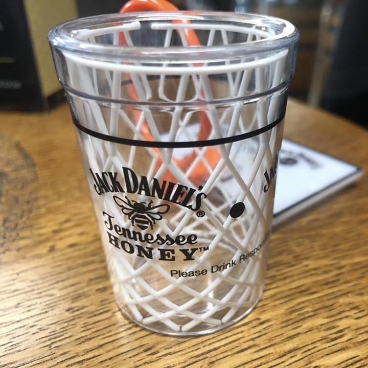 Jack Daniel’s Tennessee Honey NBA Basketball Shot Hanger