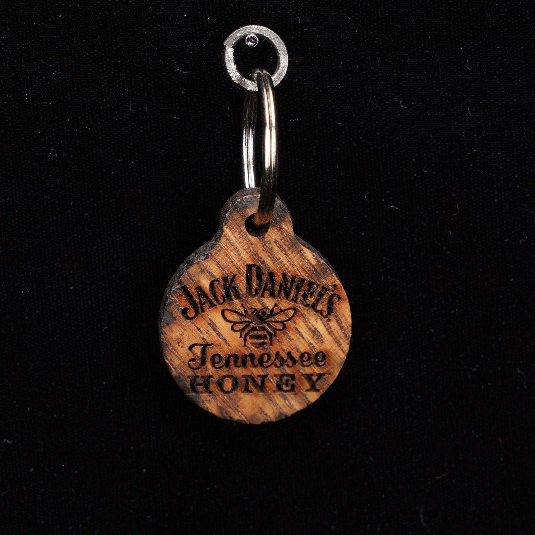 Jack Daniel’s Tennessee Honey Wood Key Ring - The Whiskey Cave