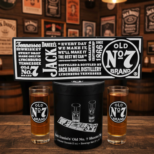 Jack Daniel's Tennessee Old No 7 Shooter Set - The Whiskey Cave