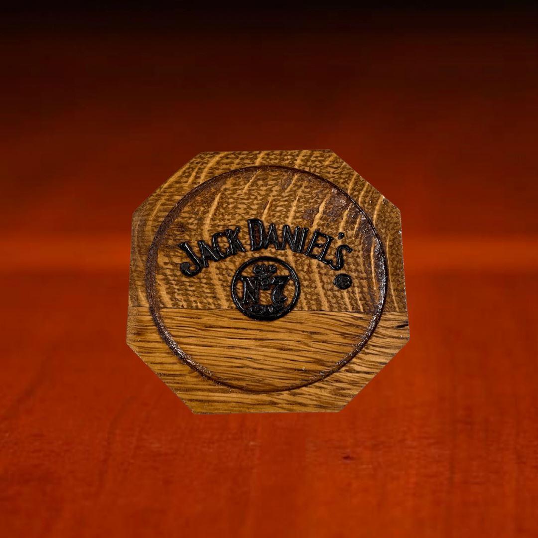 Jack Daniel’s Tennessee Whiskey Barrel Wood Coaster - The Whiskey Cave