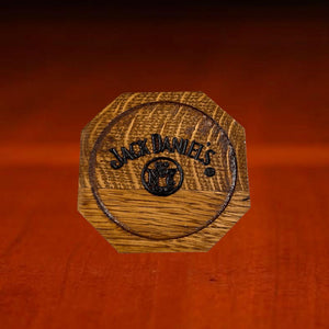 Jack Daniel’s Tennessee Whiskey Barrel Wood Coaster - The Whiskey Cave