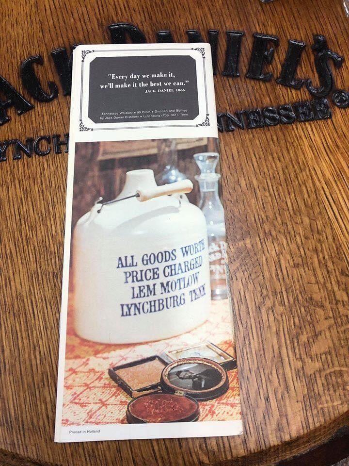 Jack Daniel’s Vintage 1960’s Advertising Pamphlet - The Whiskey Cave