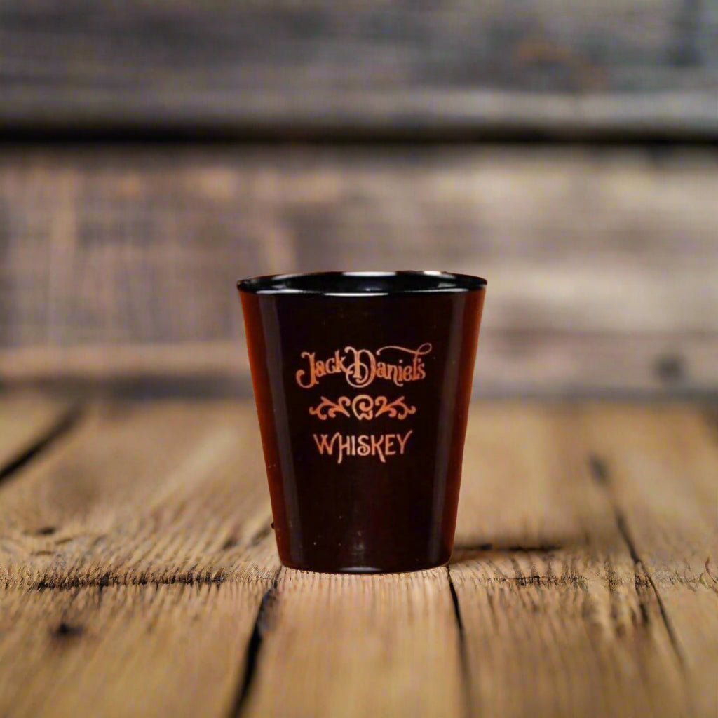 Jack Daniel’s Vintage Black Shot Glass - The Whiskey Cave