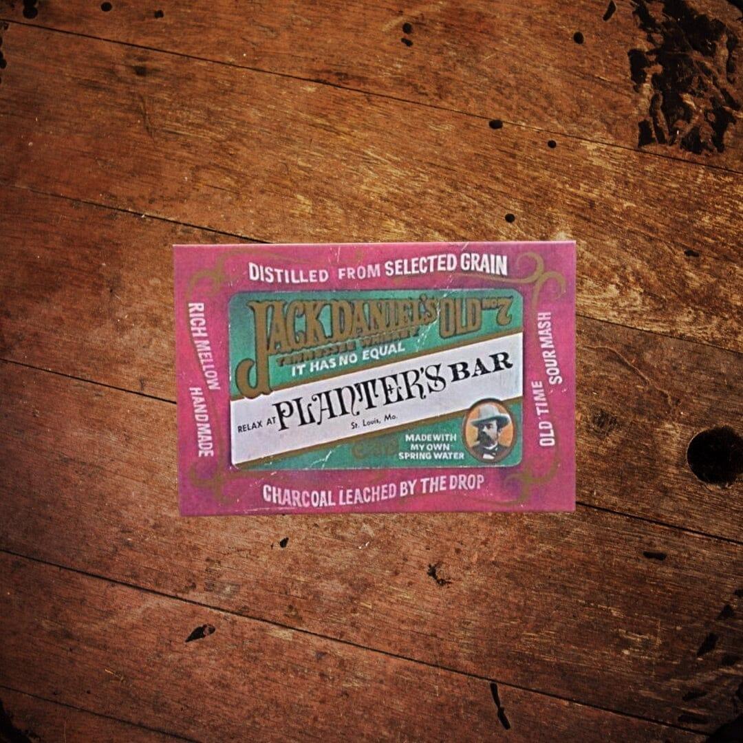 Jack Daniel’s Vintage Tin Sign Planter’s Bar - The Whiskey Cave