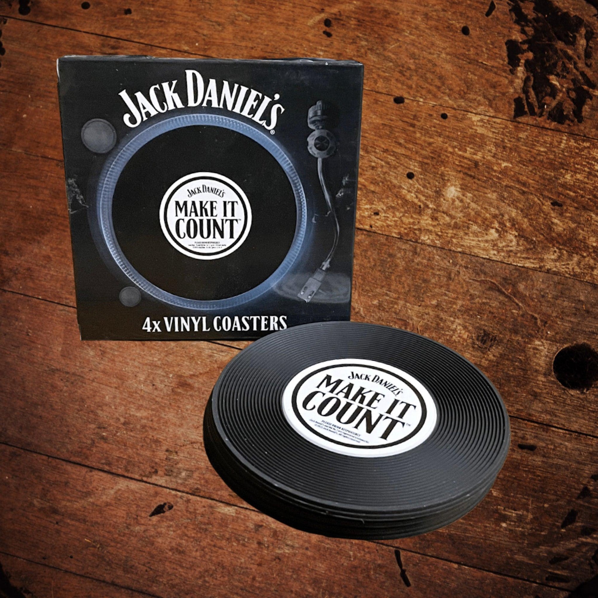 Jack Daniel’s Vinyl Coasters from the UK - The Whiskey Cave