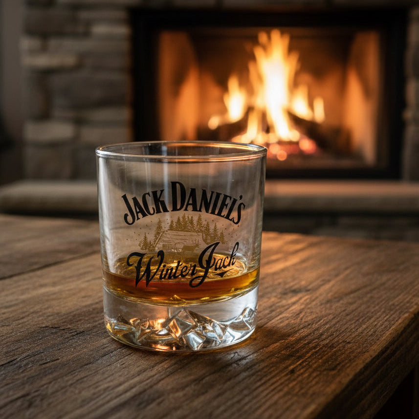 Jack Daniel's Winter Jack NEW Rocks Glass - The Whiskey Cave