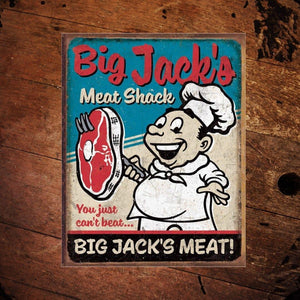 Jack’s Meat Metal Sign - The Whiskey Cave