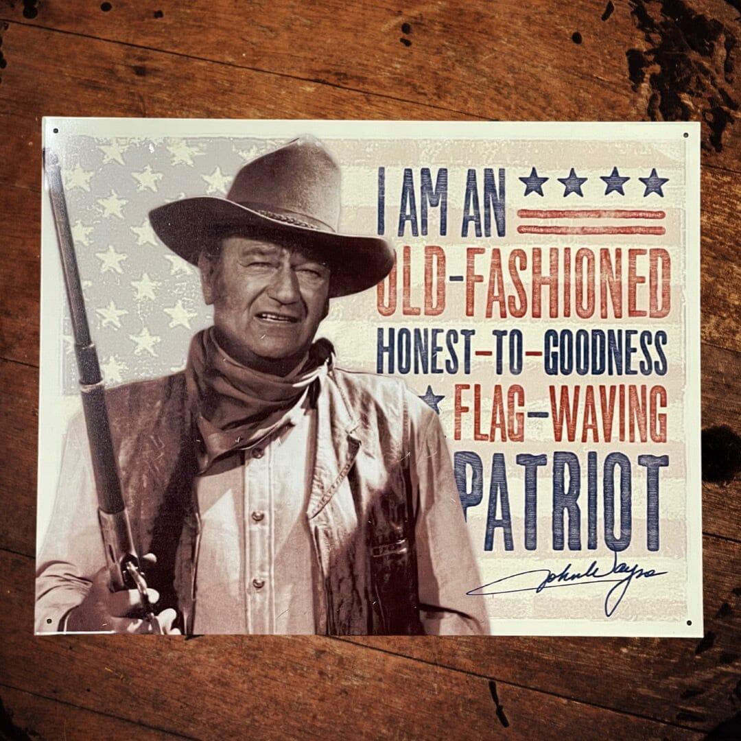 John Wayne Metal Sign - The Whiskey Cave