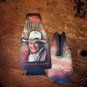 John Wayne Zip Up Bottle Koozie - The Whiskey Cave