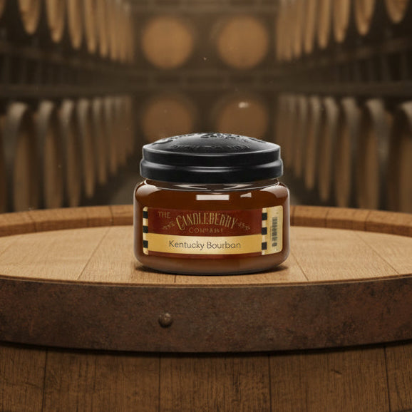 Kentucky Bourbon 4 ounce Soy Blend Candle Made in the USA by Candleberry - The Whiskey Cave