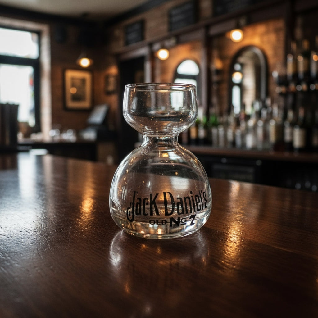 Large Vintage Jack Daniel’s Chaser Jigger Glass - The Whiskey Cave