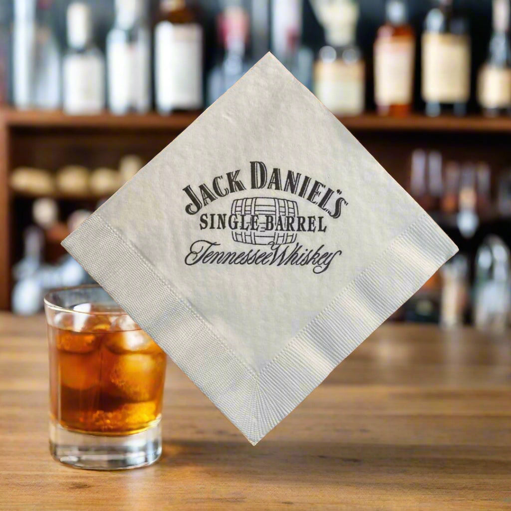 Late 80’s Single Barrel Jack Daniel’s Napkins - The Whiskey Cave