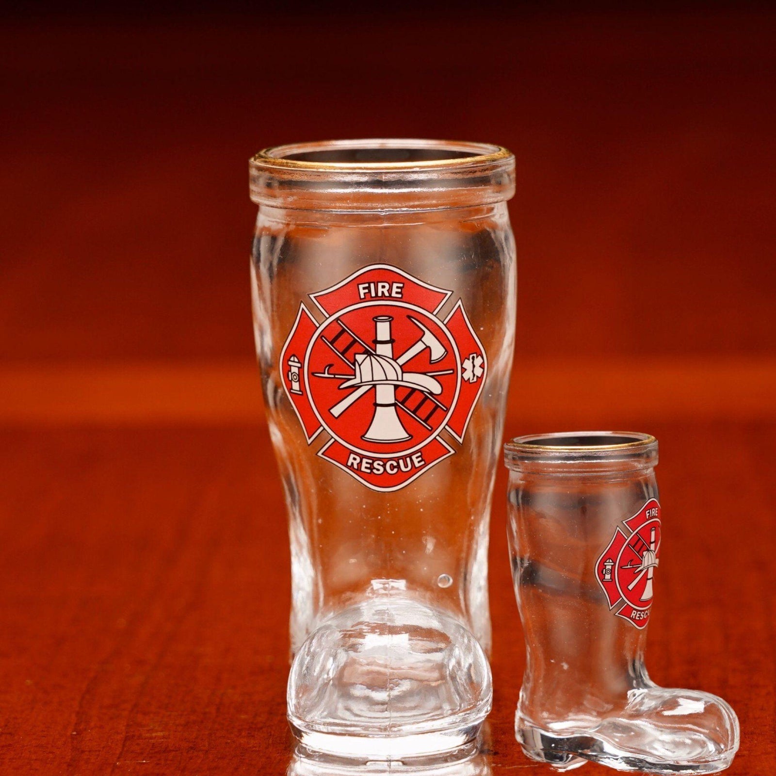 Maltese Cross Boot Shot Glass - The Whiskey Cave