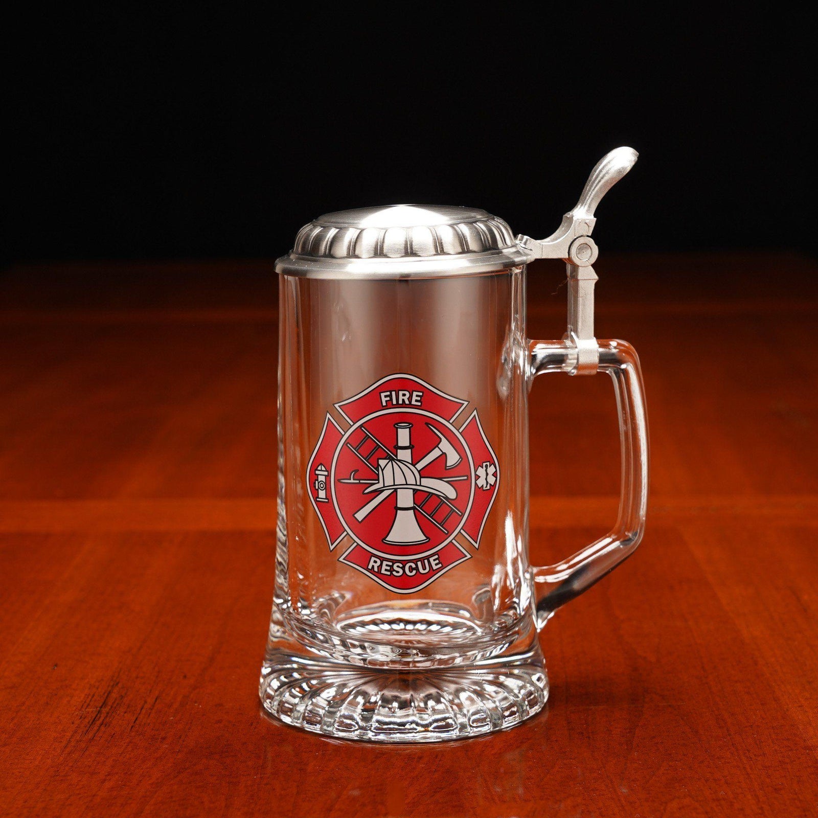 Maltese Cross Stein Pewter Lid Made in Germany - The Whiskey Cave