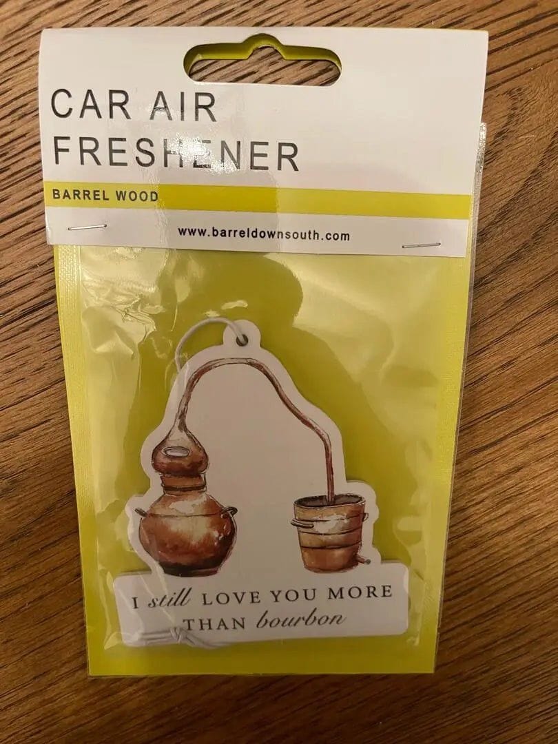 Bourbon top air freshener