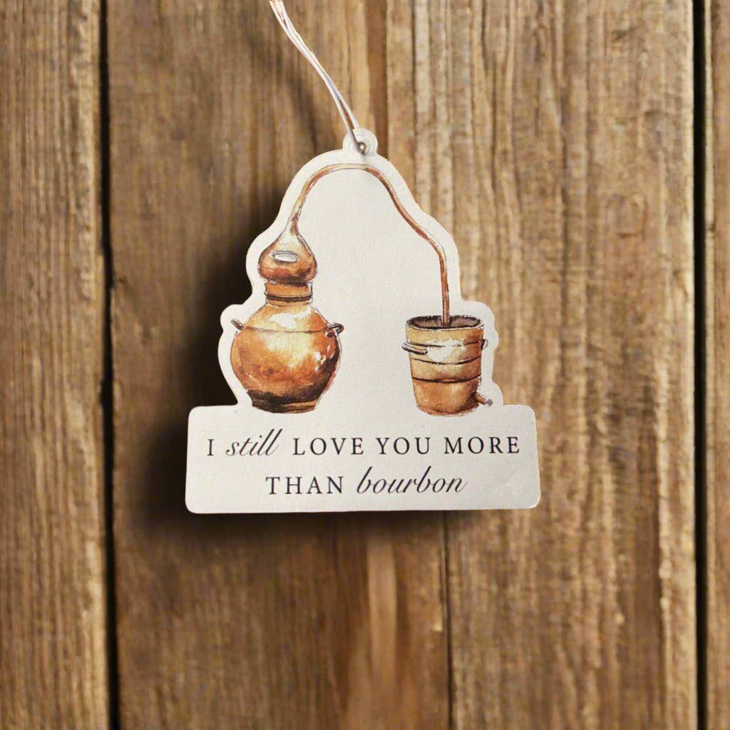 More Than Bourbon Car Air Freshener - The Whiskey Cave