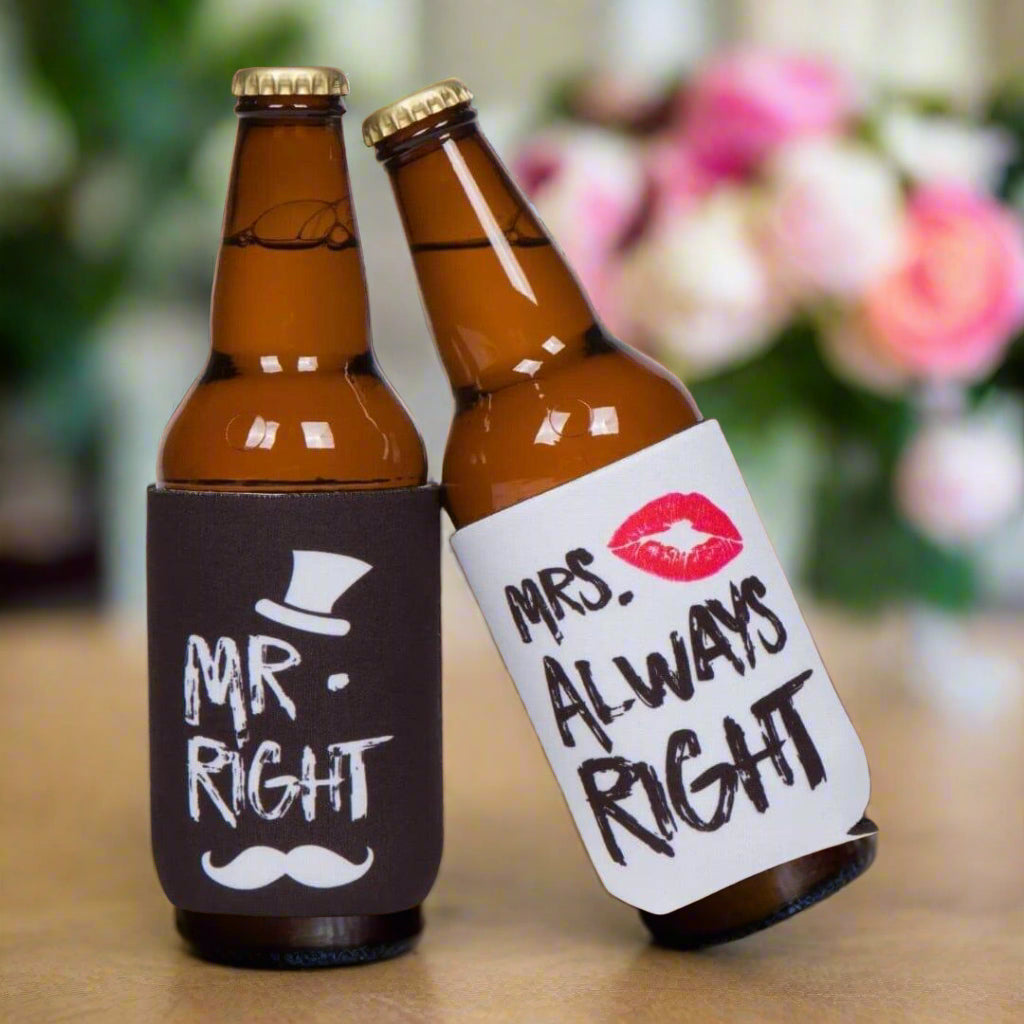 Mr and Mrs Koozies - set of 2 - The Whiskey Cave