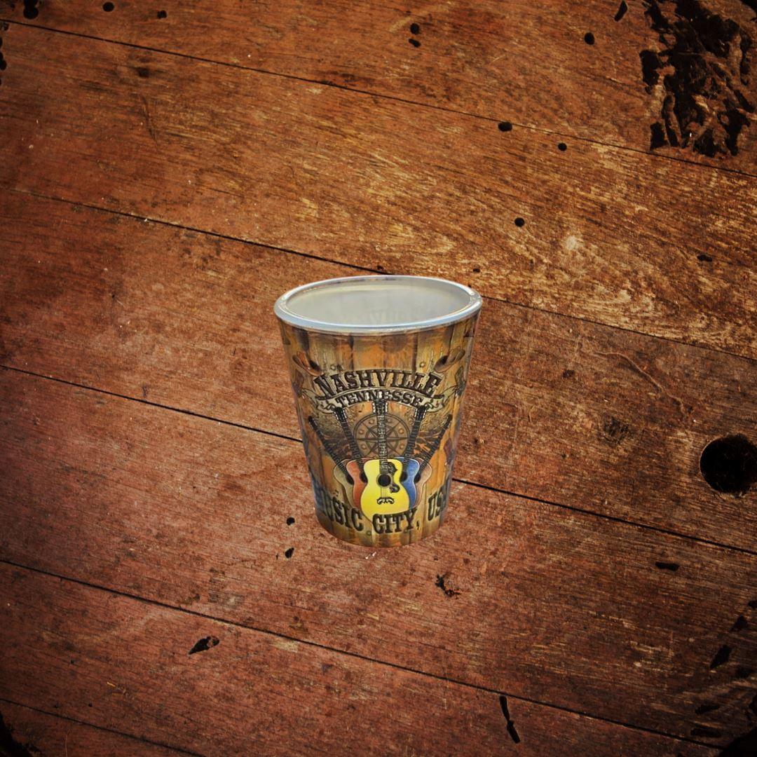 Music City Nashville Guitar Shot Glass - The Whiskey Cave