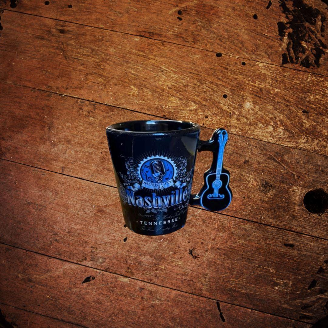 Nashville Guitar Handle Shot Glass - The Whiskey Cave