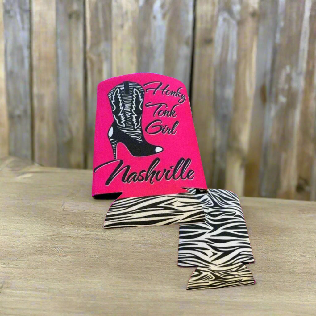 Nashville Honky Tonk Girl Koozie - The Whiskey Cave