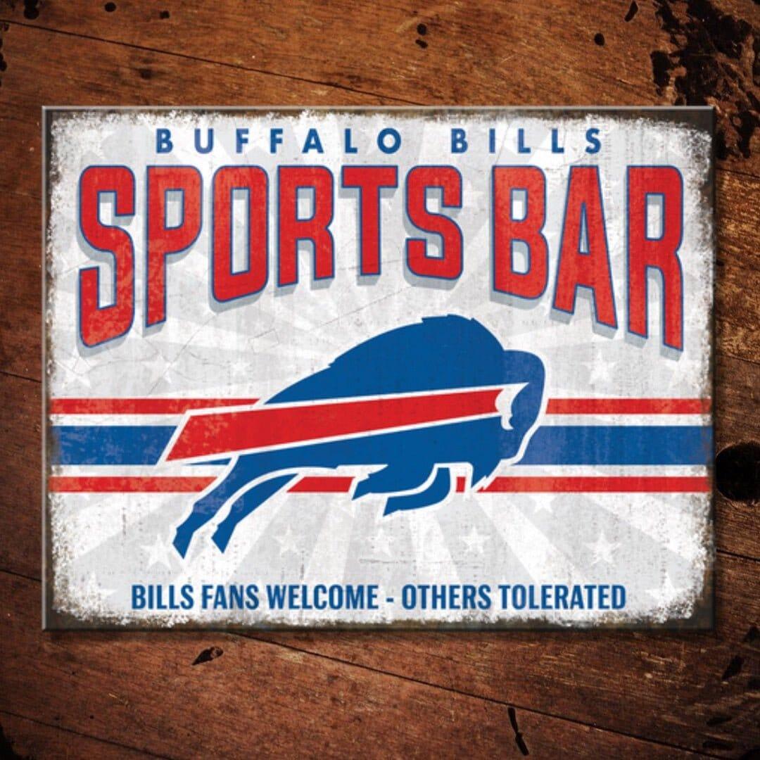 Buffalo Bills Embossed Metal Sign