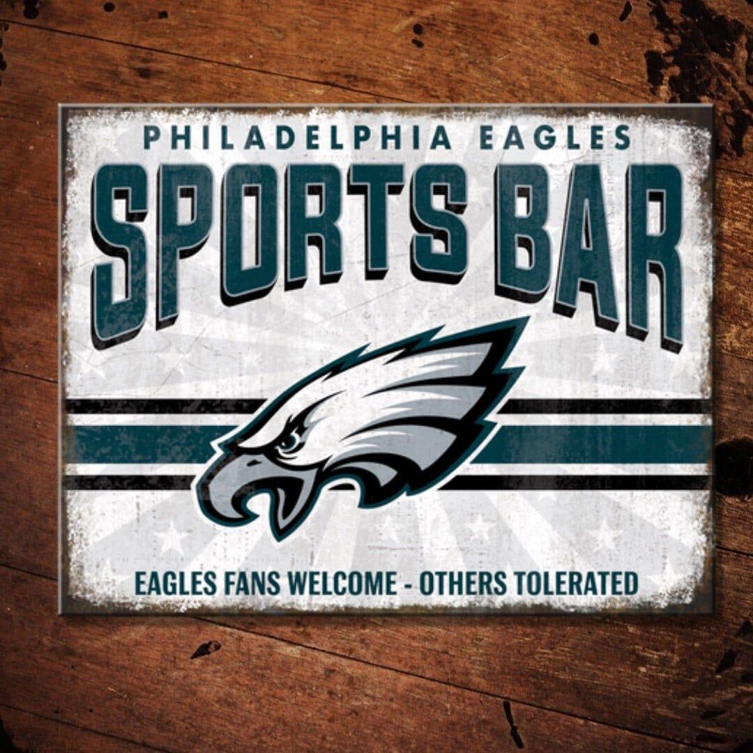 NFL Philadelphia Eagles Sports Bar Metal Sign - The Whiskey Cave