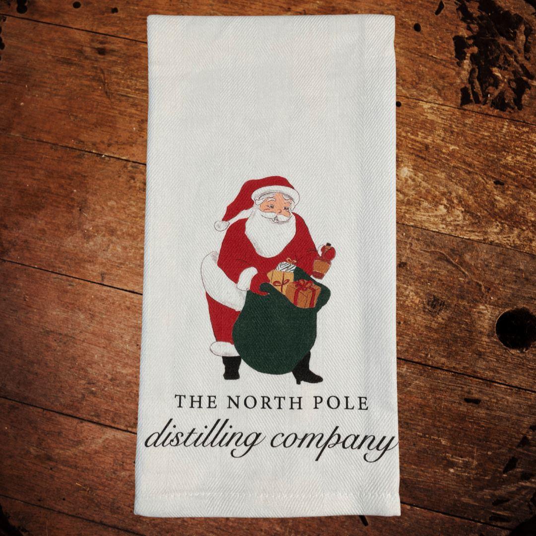 North Pole Distilling Company 100% Cotton Bar Towel - The Whiskey Cave