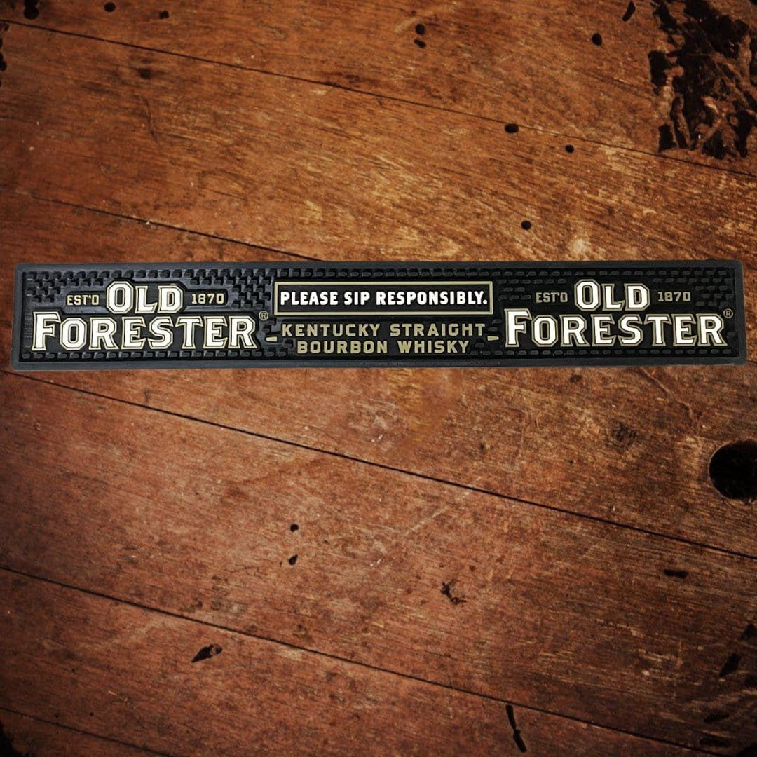 Old Forester Professional Bar Rail Mat - The Whiskey Cave