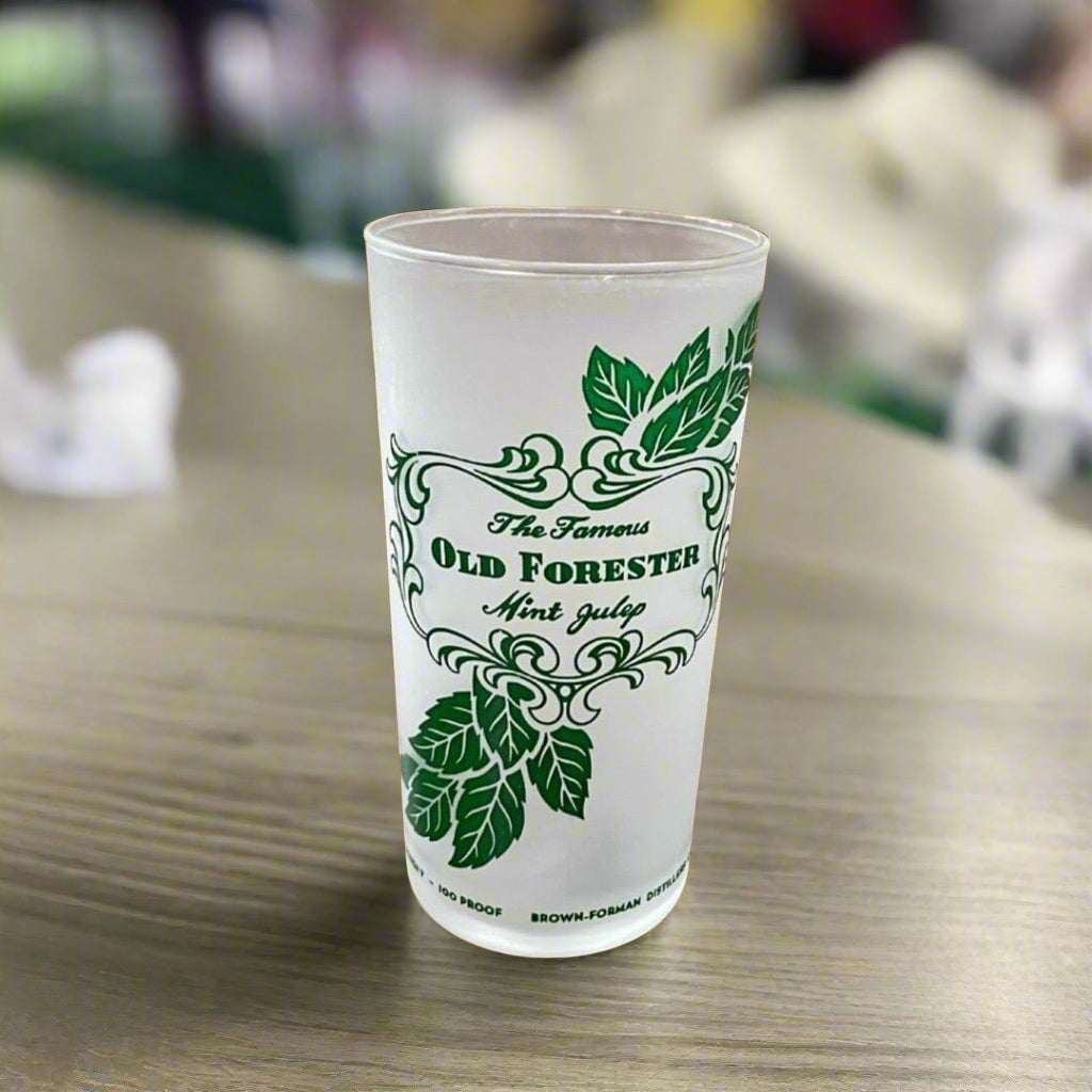 Old Forester Vintage Frosted Mint Julep Glass - The Whiskey Cave