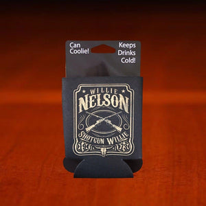 Shotgun Willie Nelson Koozie - The Whiskey Cave