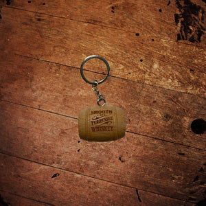Smooth as Tennessee Whiskey Barrel Key Ring - The Whiskey Cave