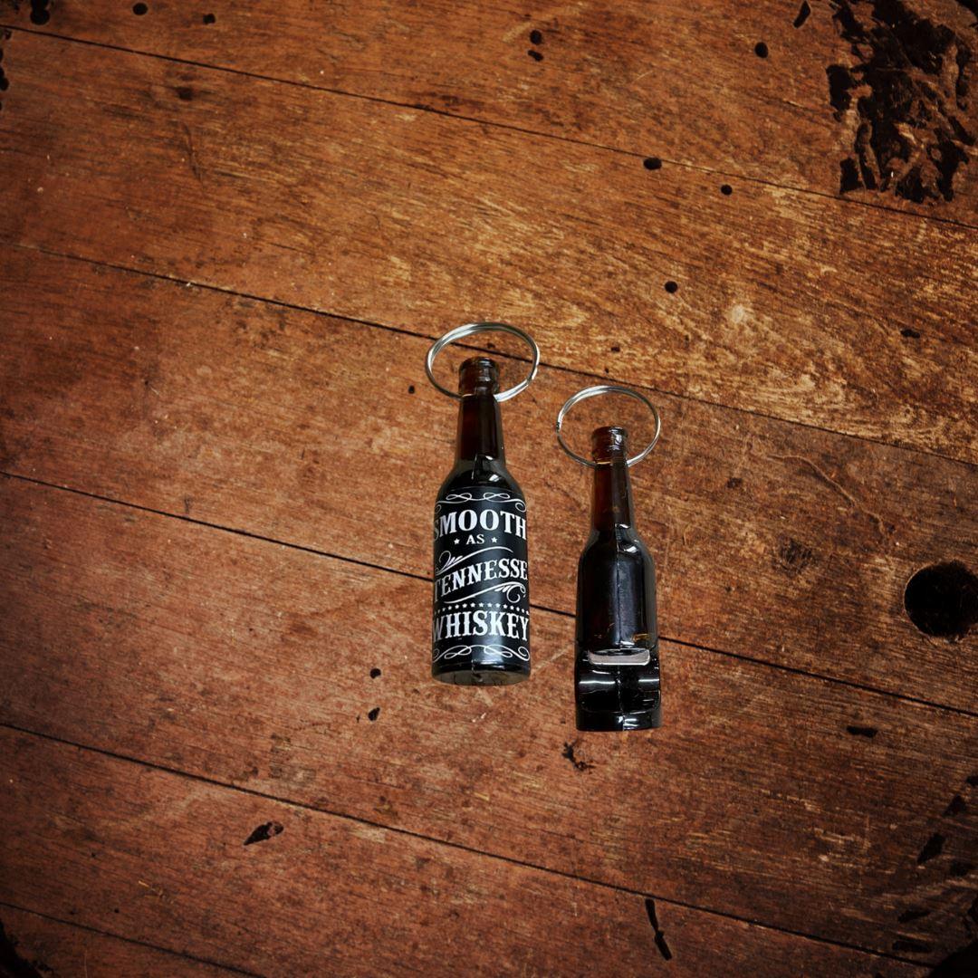 Smooth as Tennessee Whiskey Bottle Opener Key Ring - The Whiskey Cave