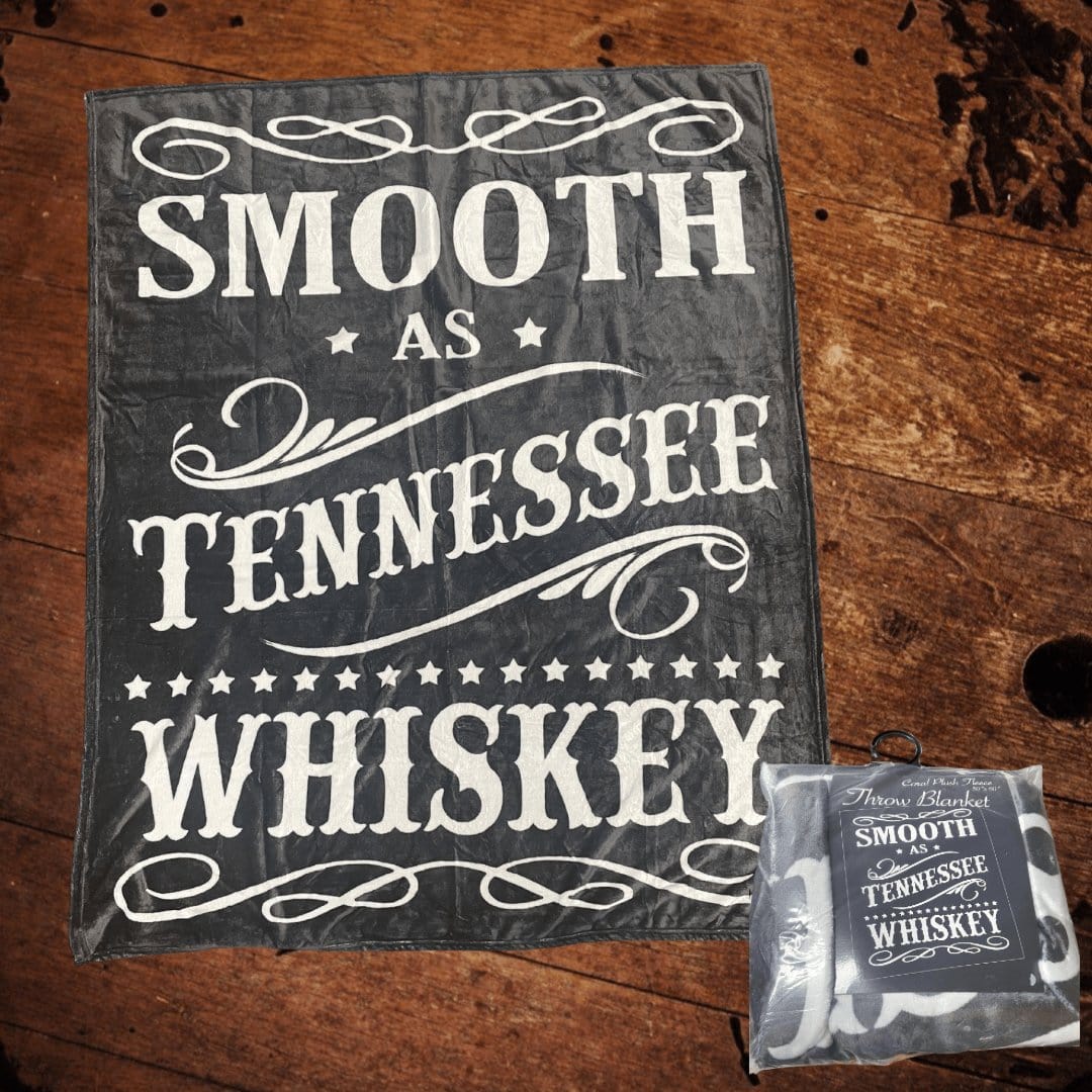 Smooth as Tennessee Whiskey Fleece Blanket - The Whiskey Cave