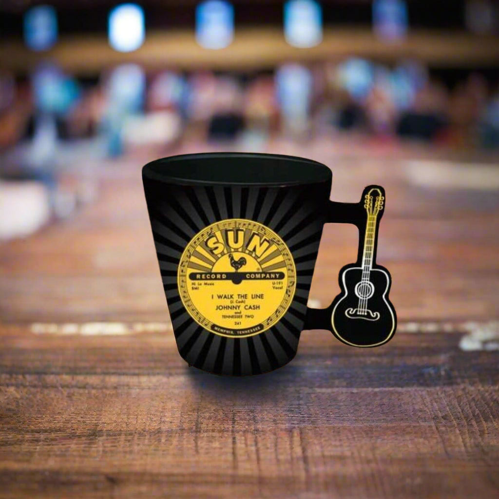 Sun Records Johnny Cash Shot Glass - The Whiskey Cave