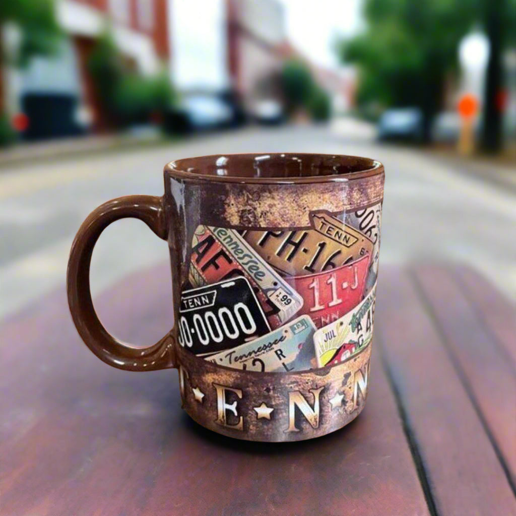 Tennessee License Plate Mug - The Whiskey Cave