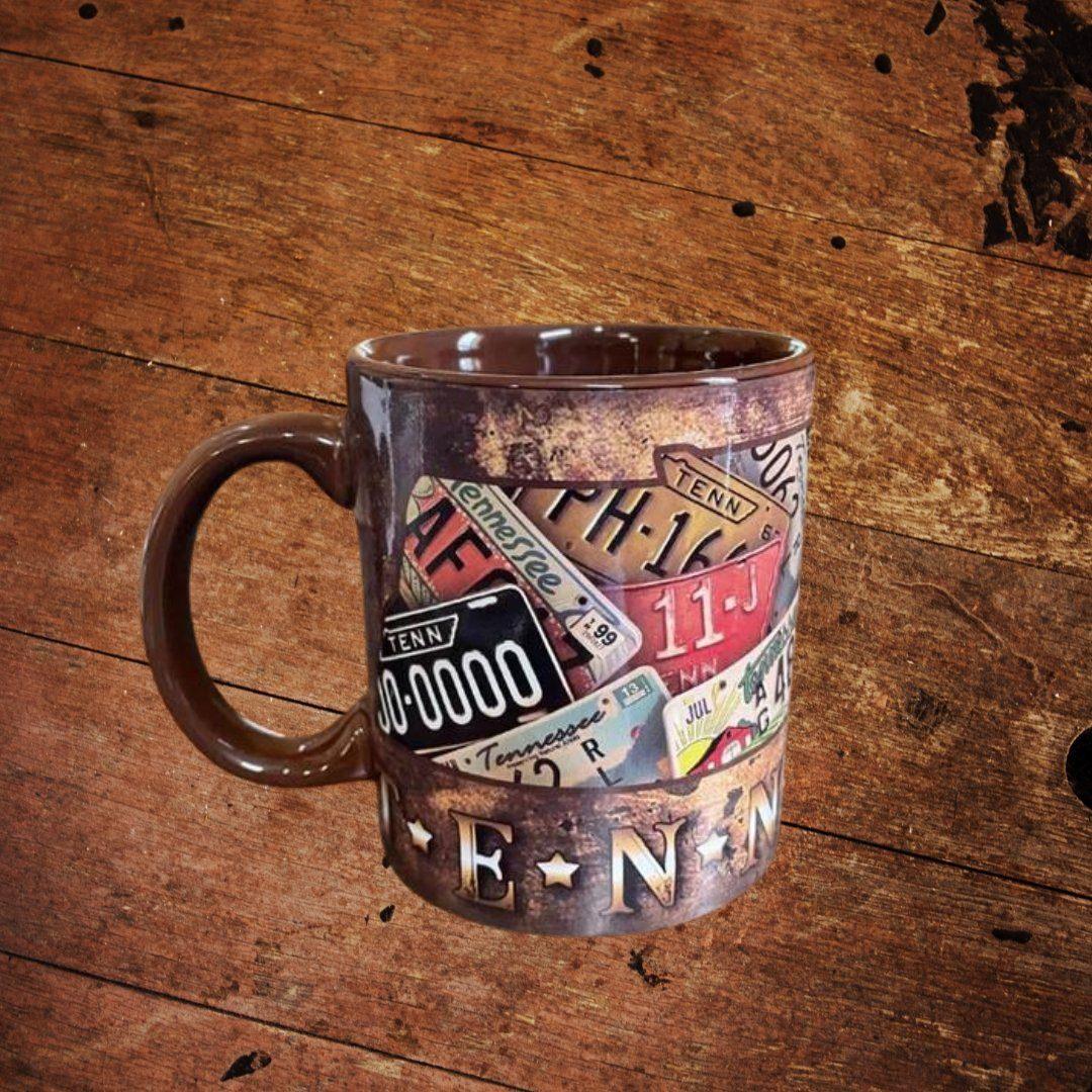 Tennessee License Plate Mug - The Whiskey Cave