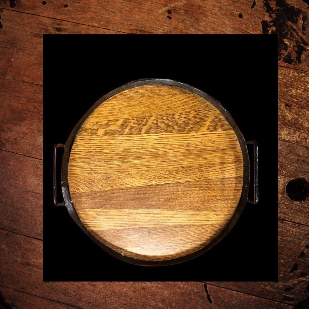 Tennessee Whiskey Barrel Wood Tray - The Whiskey Cave