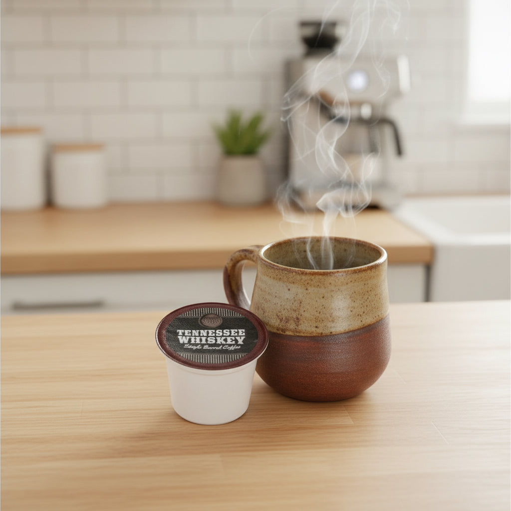 Tennessee Whiskey Single Barrel Coffee 1 Single Serve K-Pod - The Whiskey Cave