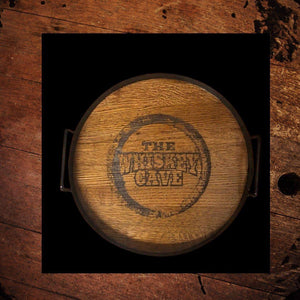 The Whiskey Cave Barrel Wood Tray - The Whiskey Cave