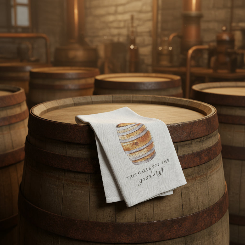 This Calls for the Good Stuff 100% Cotton Bar Towel - The Whiskey Cave