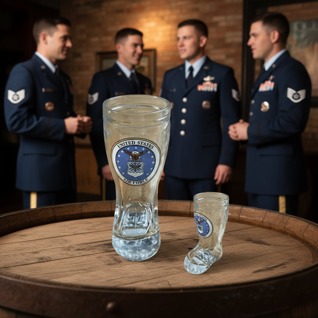 USA Air Force Shot Glass Boot - The Whiskey Cave