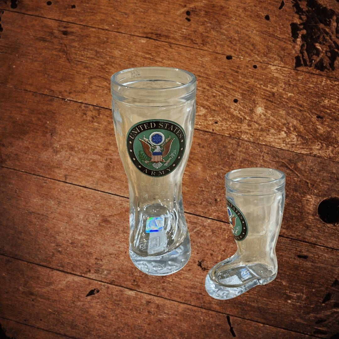 USA Army Shot Glass Boot - The Whiskey Cave