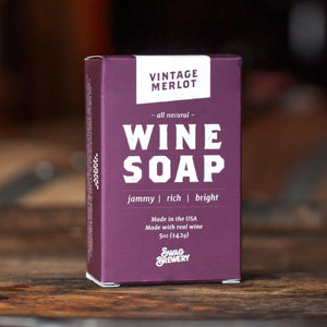 Vintage Merlot Wine All Natural Soap Bar - The Whiskey Cave