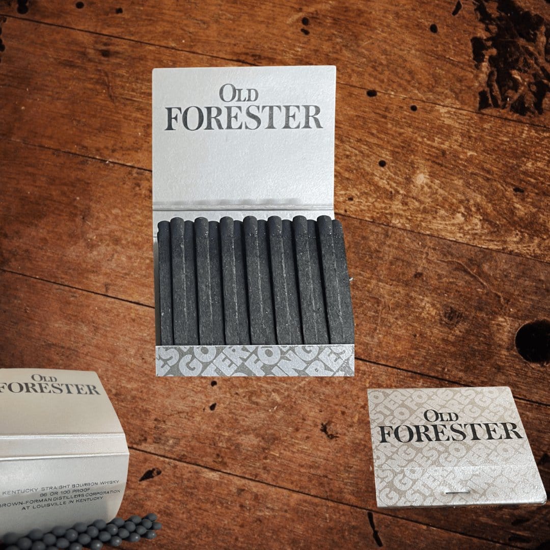 Vintage Old Forester Matchbook - The Whiskey Cave