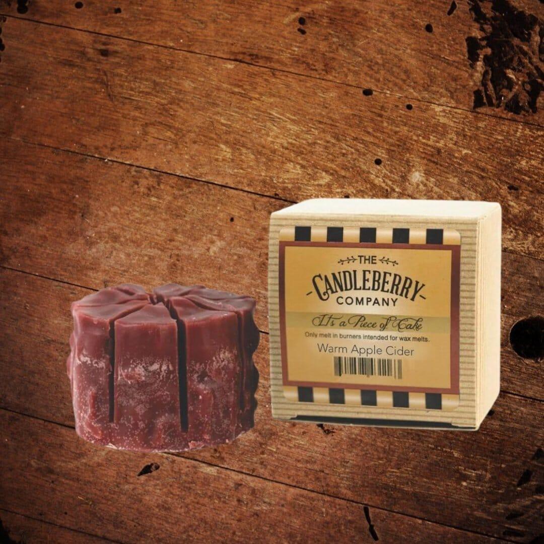 Warm Apple Cider Tart Wax Melts Made in the USA by Candleberry - The Whiskey Cave